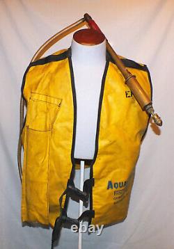 Aqua Jac Wearable Water Pump Fire Jacket withBrass Nozzle
