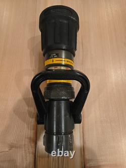 Automatic Fire Hose Nozzle 1 1/2 NH Akron Fog Tip 200 GPM Fire Rescue