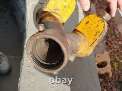 BARKER Brass Fire Truck Hose Splitter CLICK VALVE HEAVY