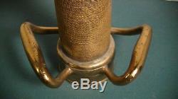 BRASS 30 INCH FIRE HOSE NOZZLE SIGNED W. D. ALLEN lot #70