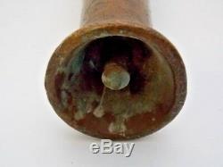 Booth-Coulter Toronto Fire Hose Brass Nozzle Antique Heavy Duty EUC