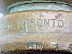 Booth-Coulter Toronto Fire Hose Brass Nozzle Antique Heavy Duty EUC