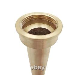 Brass Fire Equipment, Plain Hose Nozzle, 2 NPSH (NPT), 12 2 NPSH/NPT