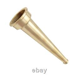 Brass Fire Equipment Plain Hose Nozzle 2 NPSH (NPT) 12 Length 9/16 Orific