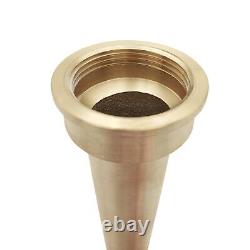 Brass Fire Equipment Plain Hose Nozzle 2 NPSH (NPT) 12 Length 9/16 Orific