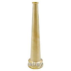 Brass Fire Equipment Plain Hose Nozzle 2 NPSH (NPT) 12 Length 9/16 Orific
