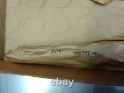 Brass Fire Hose Nozzle 2 x 12 Iron Pipe Thread Lot of 8 plus 1 piece 11