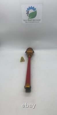 Brass Fire Hose Nozzle, Diffusion, Crowsfoot Connection, 22.5 Long (No Box)