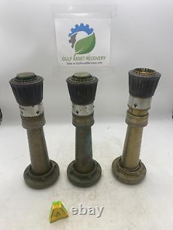 Brass Fire Hose Nozzle Fog Stream Tip Lot of (1) (Used)