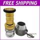 Brass Fire Hose Nozzle With Adjustable Spray For Npsh/npt Connections 1.5 Inch