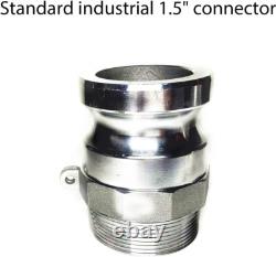 Brass Fire Hose Nozzle with Adjustable Spray for NPSH/NPT Connections 1.5 Inch