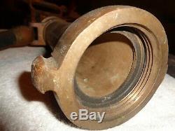 Brass Fire Nozzle Vintage Akron fire fighting equipment AKRO BALL 2283985 748808