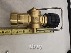 Brass Firehose Spray Nozzle, Shut/fog/jet Female, Fire Protection Equipment