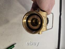 Brass Firehose Spray Nozzle, Shut/fog/jet Female, Fire Protection Equipment