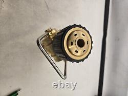 Brass Firehose Spray Nozzle, Shut/fog/jet Female, Fire Protection Equipment