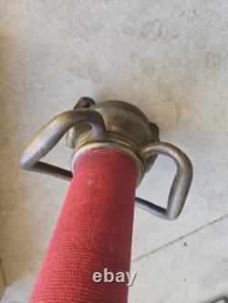 Brass Vintage Antique Hose Nozzle Fire Hose Nozzle 30