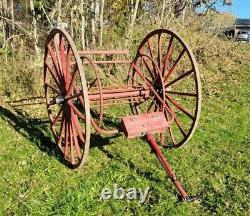 C. 1890 Archibald Hose Cart antique hand drawn fire department apparatus