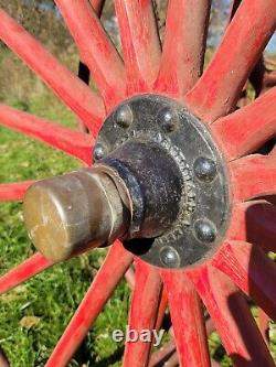 C. 1890 Archibald Hose Cart antique hand drawn fire department apparatus