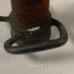 C. 1900 Vintage BOSTON HOSE Co. Wrapped Brass Fire Hose Nozzle Playpipe 30 inches