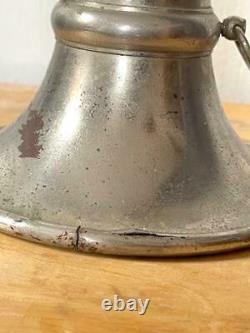 Ca. 1880 FIRE CHIEF SPEAKING HORN COll. Bill Hyland. 17 1/2 INCHES NICKEL PLATED