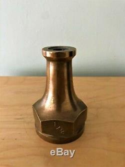 Collectable Rare Vintage Solid Brass Joblot Fire Hose Nozzle x 9 Winn Dixon Webb