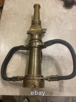 Colt Antique Solid Brass Fire Hose Valve for Nozzle Yoke Open/Close Handle