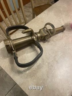 Colt Antique Solid Brass Fire Hose Valve for Nozzle Yoke Open/Close Handle