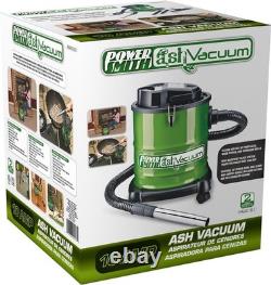 Corded Ash Vacuum with 16-Foot Cable and Replaceable Cartridge Filter System