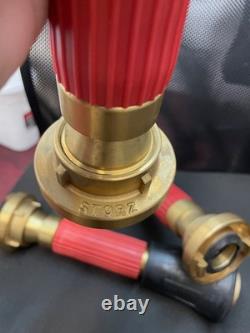 DN40 Brass Storz Type Jet Spray Fire Nozzle