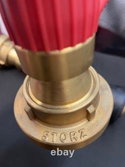 DN40 Brass Storz Type Jet Spray Fire Nozzle