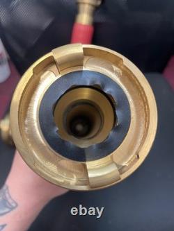 DN40 Brass Storz Type Jet Spray Fire Nozzle