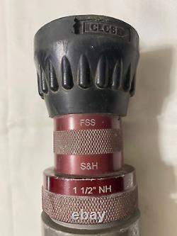 Dual Range 1.5 NH S&H FSS Wildland Firefighting Fire Hose Nozzle and Shutoff