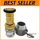 Durable 2-inch Fire Hose Nozzle With Adjustable Spray For Firefighting And Ga