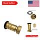 Durable Brass Fire Hose Nozzle Adjustable Spray For Firefighting & More