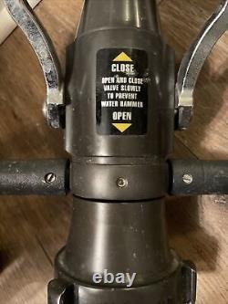 ELKHART 2.5 Nozzle Playpipe Shut Off SHUTOFF Grip Cleve 3.078.8 Fire Hose 1 1/4