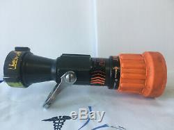 ELKHART BRASS 4000-26 Fire Hose Nozzle, 2-1/2 In, Orange