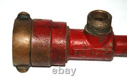 ELKHART MFG Firetruck Nozzle GPM 95 Foam In-Line Eductor Apparatus Hoses 1940's