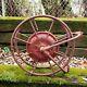 Early 1900's Antique Wirt & Knox Fire Hose Reel W&k Co Embossed Red Industrial