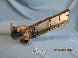 Early 1900's Nickel-Plated Fire Hose Nozzle withhose rack/standpipe/valve good con