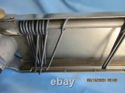 Early 1900's Nickel-Plated Fire Hose Nozzle withhose rack/standpipe/valve good con
