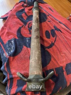 Early 1900s American Brass Fire Nozzle Fire Hose Nozzle