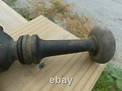 Early Colt Brass Fire Hose Nozzle Wis Darley Co Chicago Circa 1917