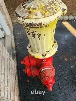 Early Flip Lid NYC Fire Hydrant 1st Iron type Hydrant Plug in NYC John McLean Co