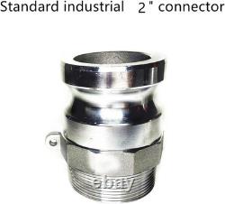 Elite 2 Inch Brass Fire Hose Nozzle Adjustable Fog/Jet, Robust ABS, 60ft Range
