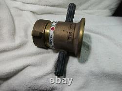 Elkhart AA Brass Industrial Fire Hose Nozzle, 2-1/2 Constant Flow, SS/Fog master