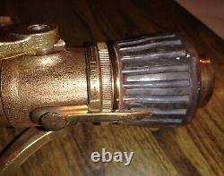 Elkhart Brass 1.5 NH Adjustable Fire Hose Nozzle NSN 4210-00-465-1906 -READ VTG