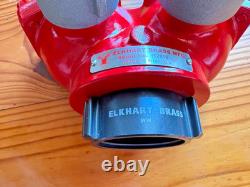 Elkhart Brass 2.5 NH Gated Wye Water Thief Fire Hose Appliance NOS USA