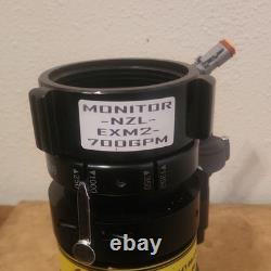 Elkhart Brass 6000-700E Fire Monitor Nozzle 2.5 NH 700 GPM 12VDC