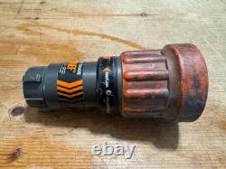 Elkhart Brass Chief Fire Fighting Hose Nozzle 4000-22 Straight Stream/Fog (J)