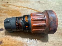 Elkhart Brass Chief Fire Fighting Hose Nozzle 4000-22 Straight Stream/Fog (L)